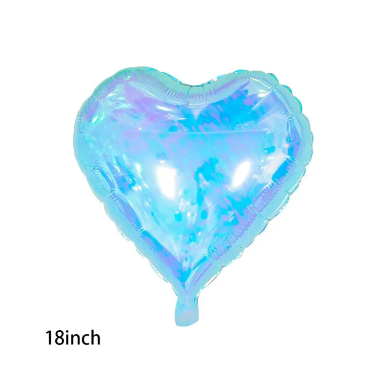 Birthday Casual Sweet Star Heart Shape Butterfly Aluminum Film Party Festival Balloons