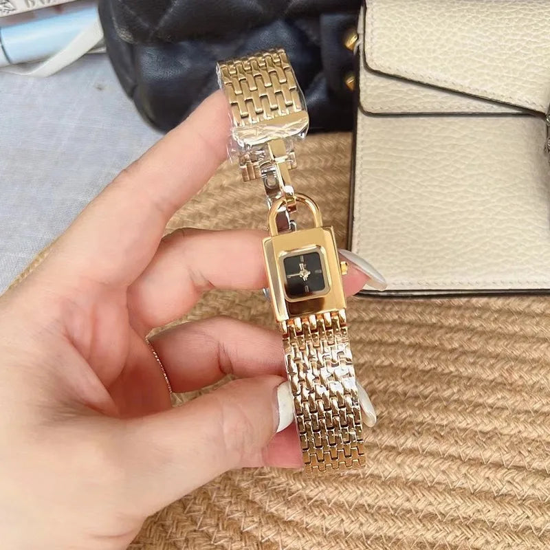 Elegant Solid Color Hook Quartz Watch Women's Watches