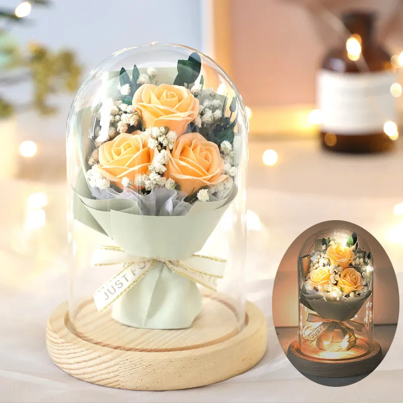 Valentine'S Day Romantic Rose Soap Flower Artificial flowers