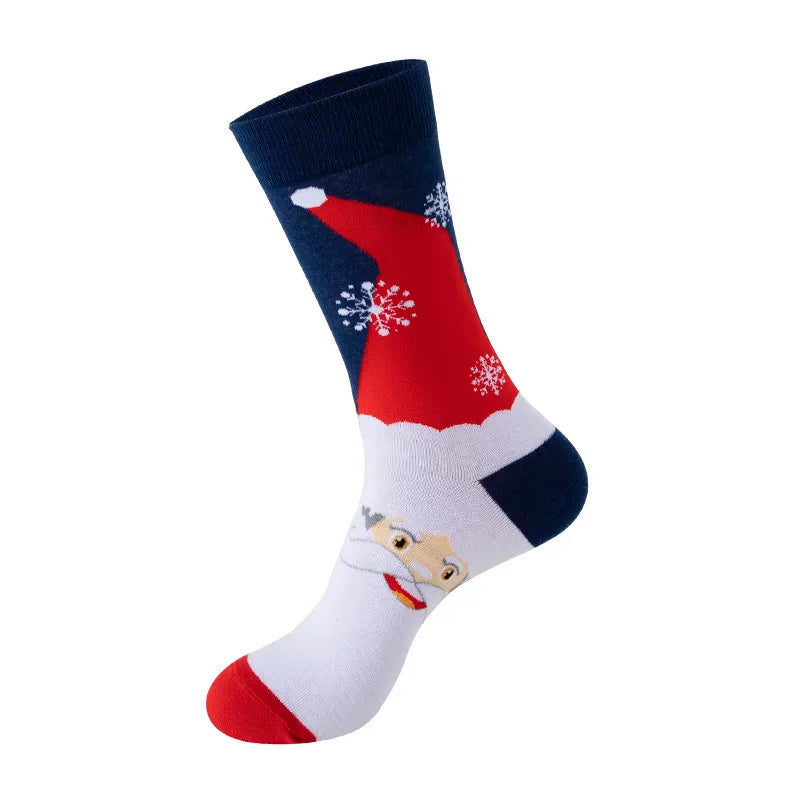 Christmas Cute Modern Style Unisex Christmas Tree Gingerbread Snowman Cotton Polyester Ankle Socks A Pair