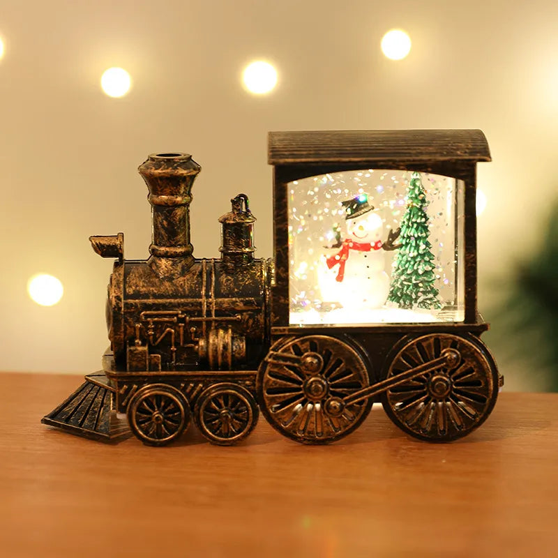Christmas Cartoon Style Cute Santa Claus Snowman Plastic Indoor Party Festival Ornaments