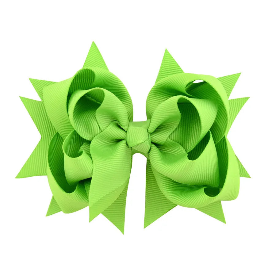 new simple flower fishtail bow hairpin set