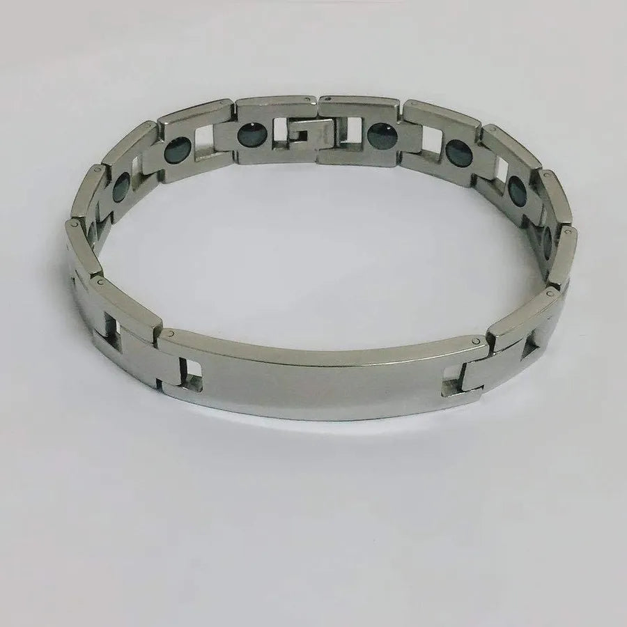 Simple Style Geometric Cross 304 Stainless Steel Plating Men's Bracelets Men Chain Bracelets