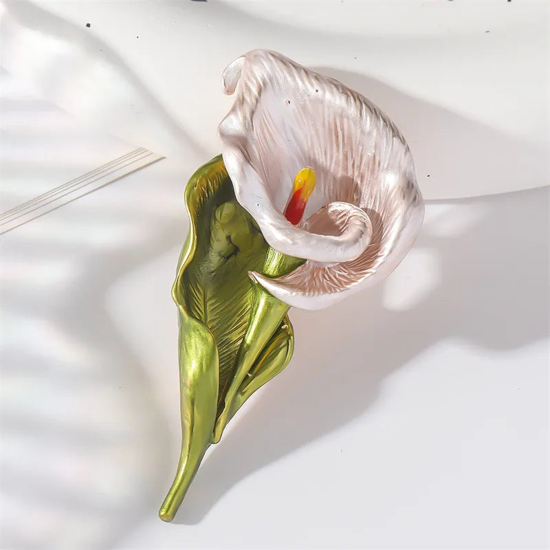 Elegant Romantic Simple Style Flower Alloy Women's Brooches