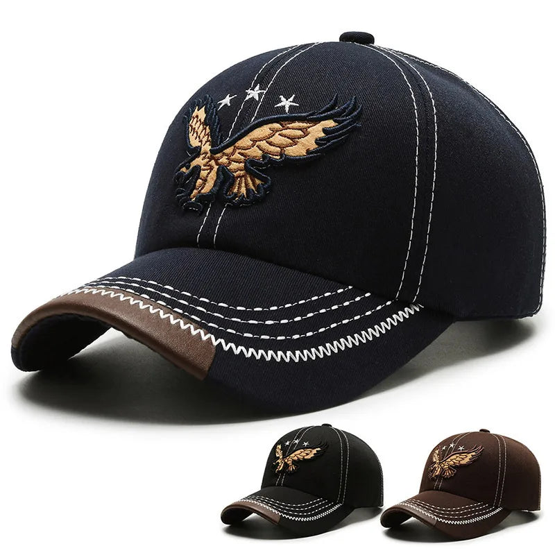 New Couple Baseball Caps Embroidered Sport Sun Protection Hat Women's Spring Autumn Simple Style Cap Summer Spring Fall Hat