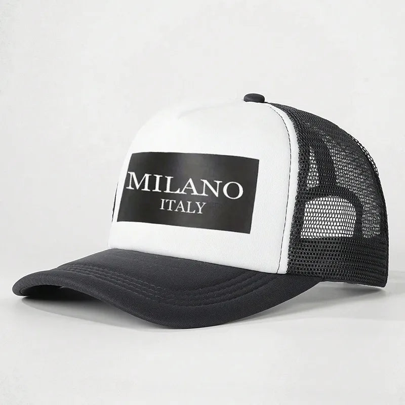 Unisex Streetwear Letter Curved Eaves Baseball Cap