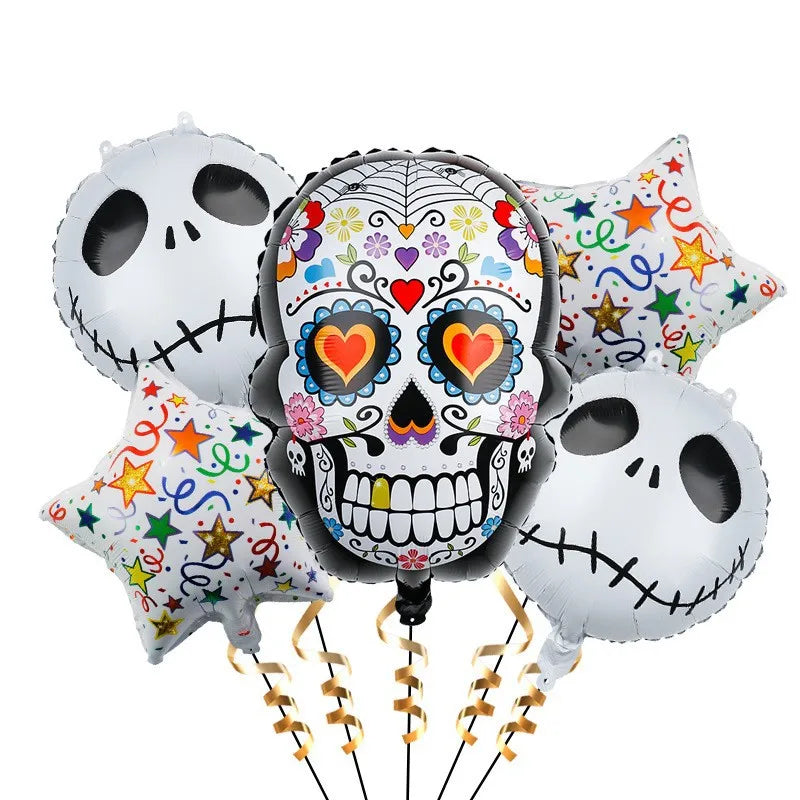 halloween geometric aluminum film party balloon