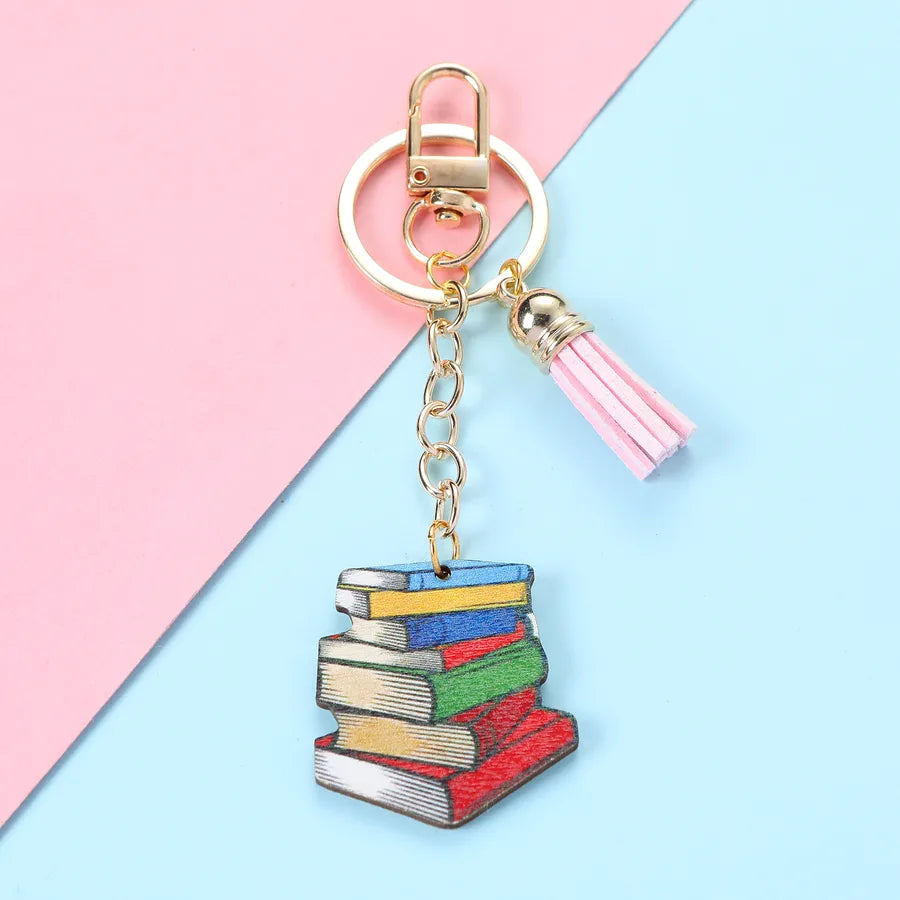 Cute Simple Style Letter Alloy Asymmetrical Keychain