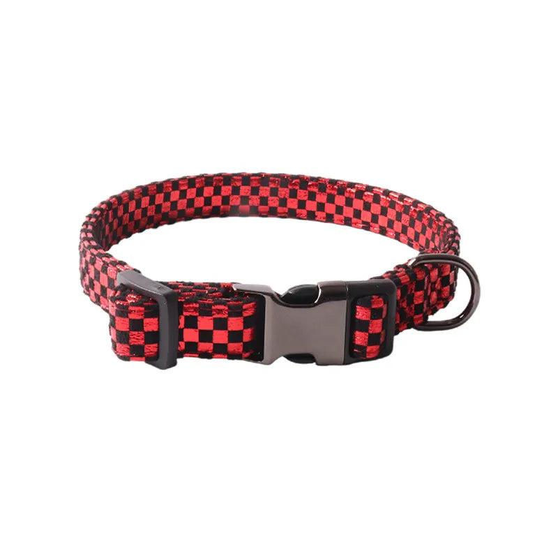 Simple Style Classic Style Polyester Color Block Pet Collar