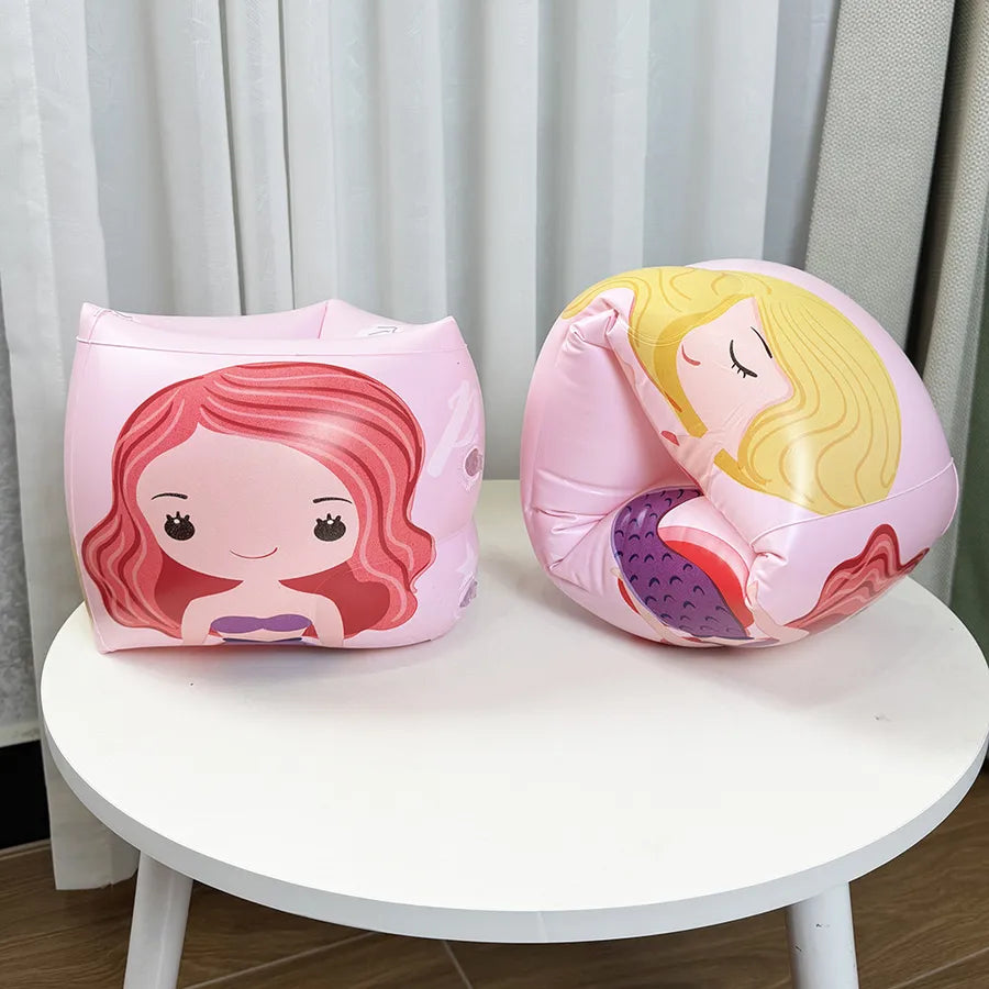 casual simple style cartoon pvc swim ring swimming accessories a pair