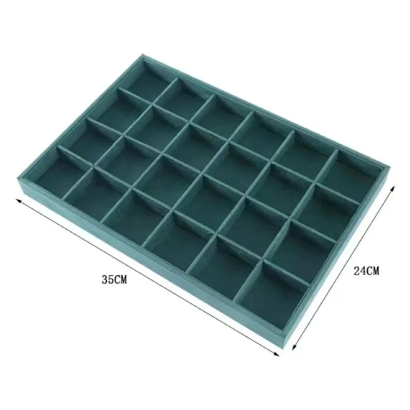 Dark Green Internet Red Jewelry Tray Bracelet Bracelet Ring Yu Pei Earrings Jewelry Display Rack Jewelry Storage Rack
