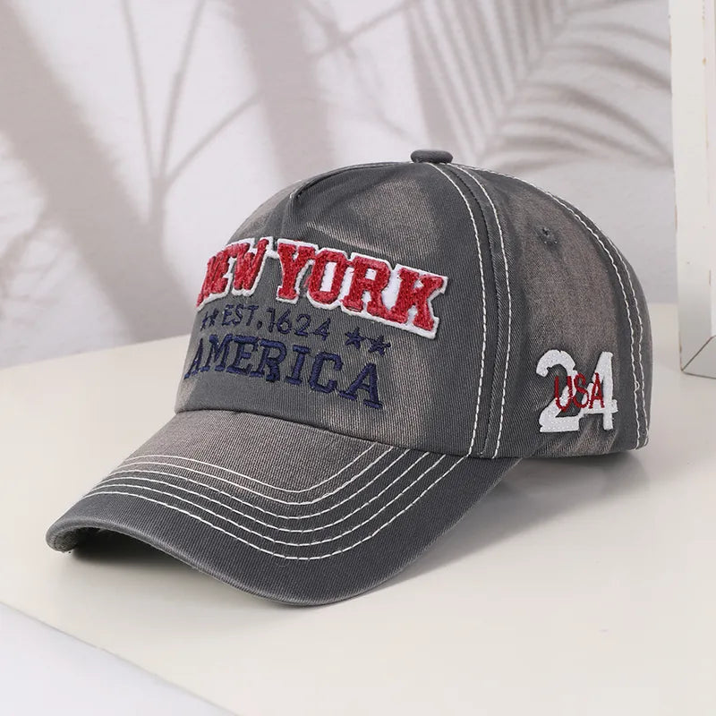 Women's Casual Embroidery Embroidery Letter Embroidery Curved Eaves Baseball Cap