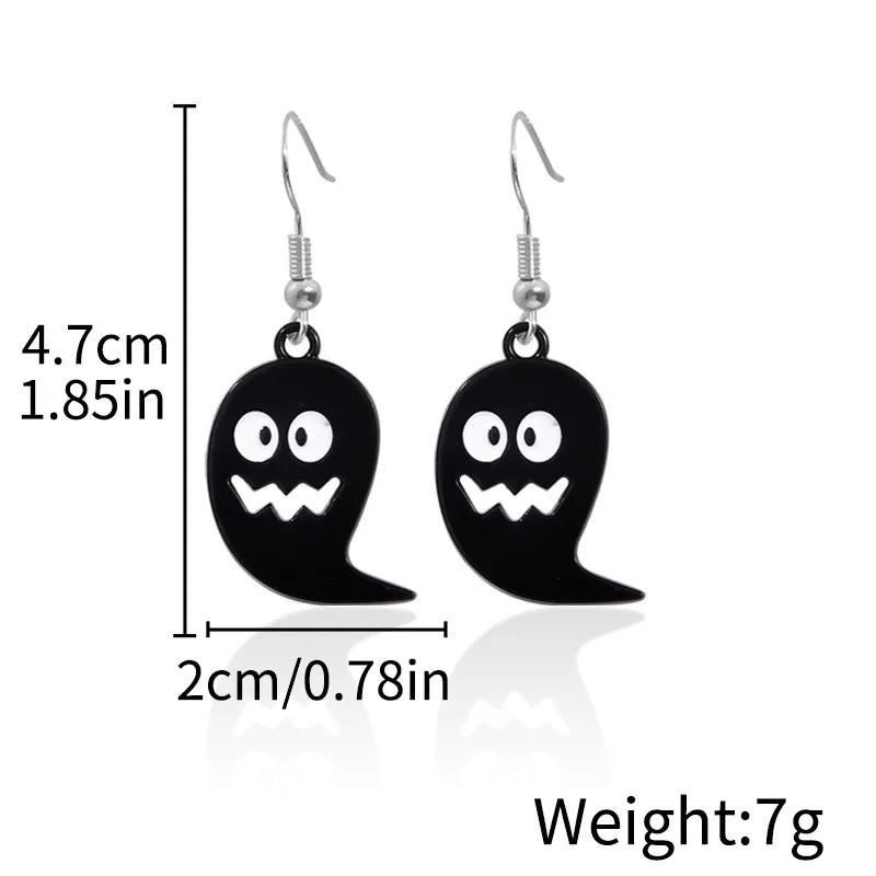 Halloween Ghost Devil Death Zombie Horror Pumpkin Skull Ear Cuff Alloy Geometric Pattern Unisex Original Design Jewelry Earring