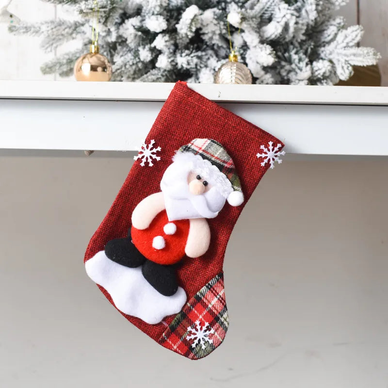 christmas cute santa claus snowman cloth party christmas socks
