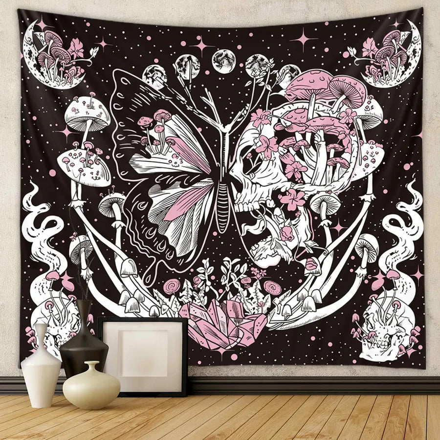 simple style classic style color block polyester tapestry artificial decorations
