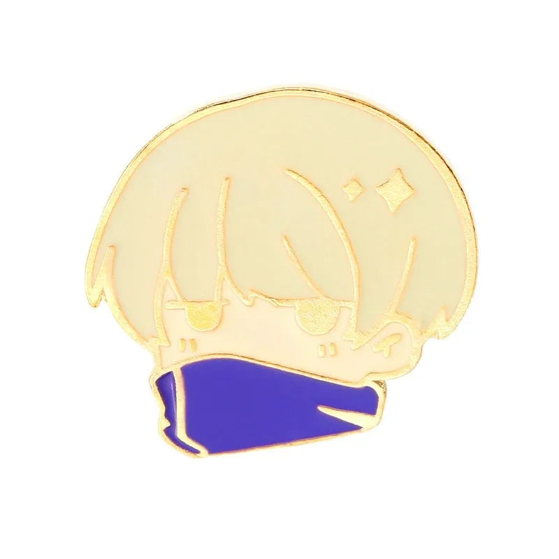 Cartoon Style Cowboy Style Artistic Cartoon Character Alloy Stamping Stoving Varnish Plating Unisex Badge Brooches Collar Pin