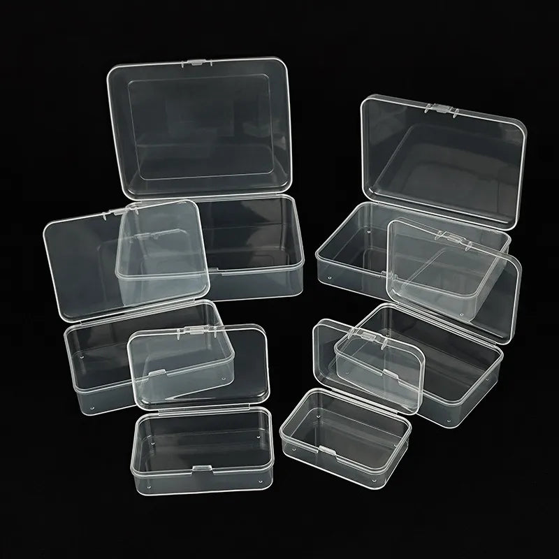 Transparent plastic packaging box hardware tools sample display box parts packaging box accessories Finishing Card storage box