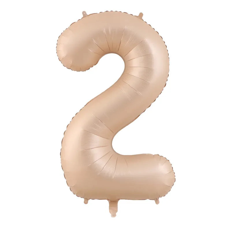birthday number aluminum film party balloons 1 piece