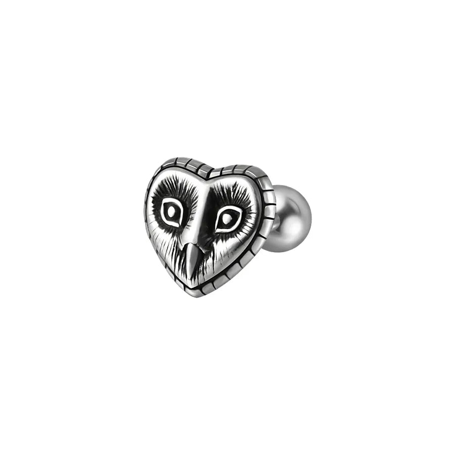 1 Piece Lip Rings Casual Hawaiian Tropical Animal 304 Stainless Steel Polishing Lip Rings Ear Cartilage Rings & Studs