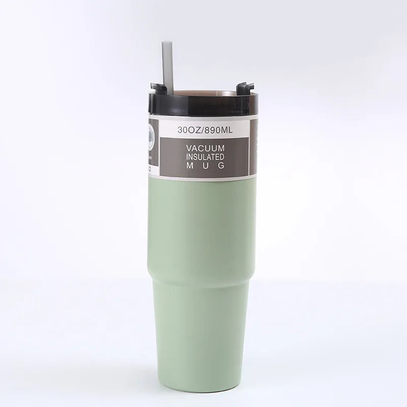 casual solid color stainless steel water bottles 1 piece