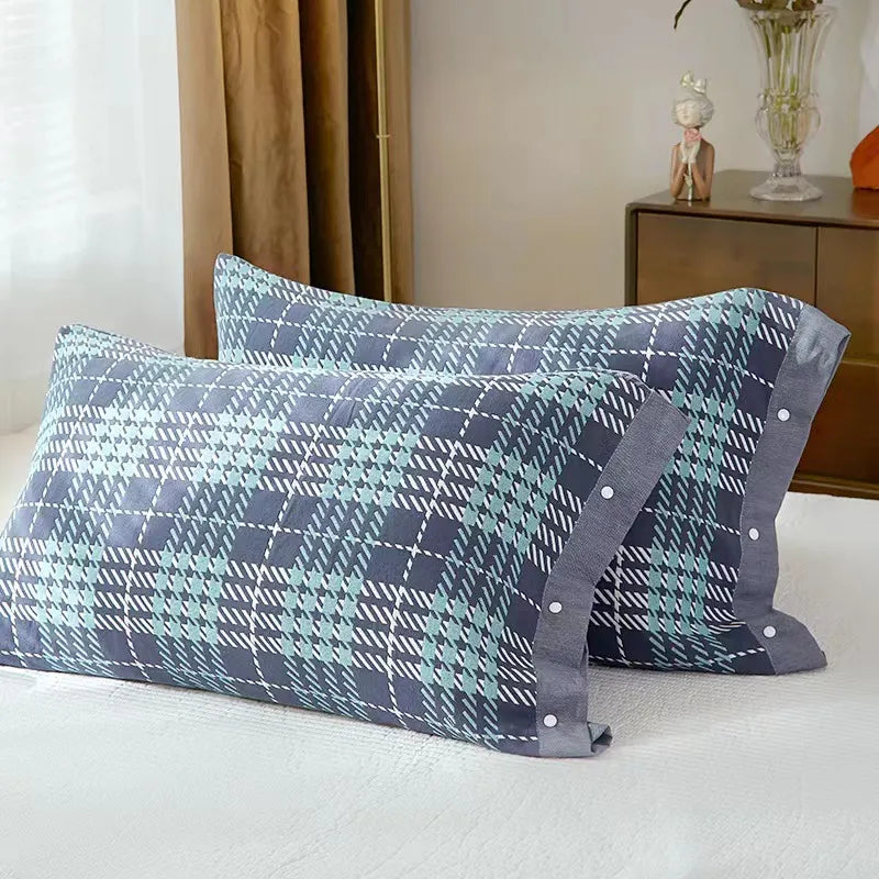Cotton Gauze Pillowcase One Pack Summer All-inclusive Snaps Household 40x 60cm Latex Pillowcase 48x 74 Pillowcase