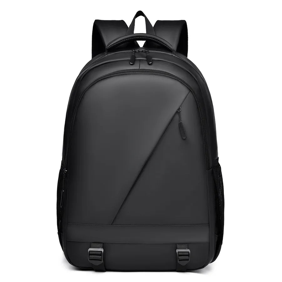 Waterproof Water Repellent Anti-theft Solid Color Daily Street Shopping Laptop Backpack