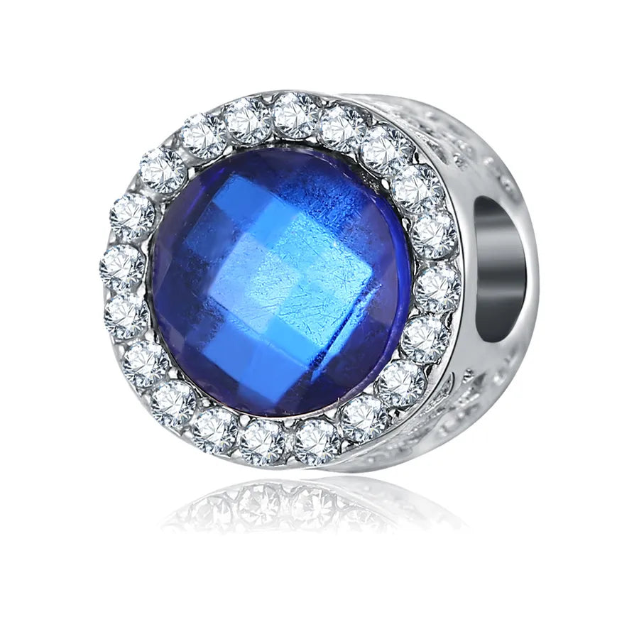 1 Piece 1.2*1.2*1cm  Alloy Round Beads