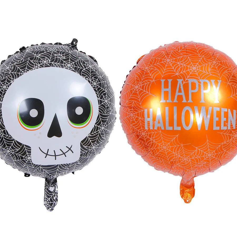 Halloween Pumpkin Bat Skull Aluminum Film Party Balloons Party Supplies Balloons