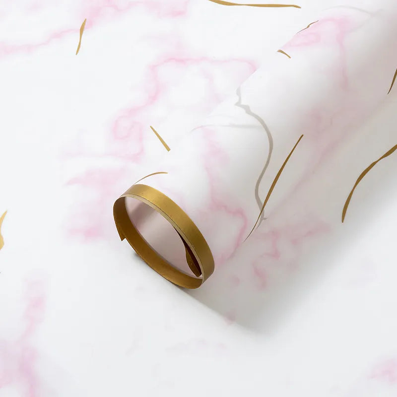 Elegant Simple Style Marble Plastic Date Festival Gift Wrapping Supplies Party Supplies Gift Wrapping Supplies 20 PCS/Package