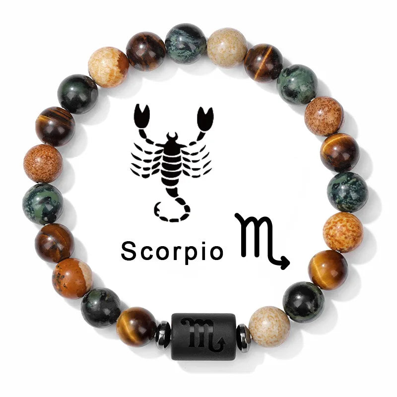 Simple Style Constellation natural stone Agate Bracelets In Bulk
