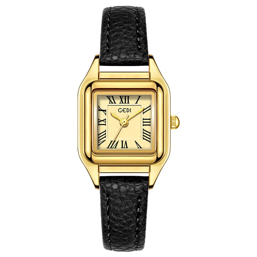 Casual Elegant Letter Buckle Quartz Watch Women's Watches