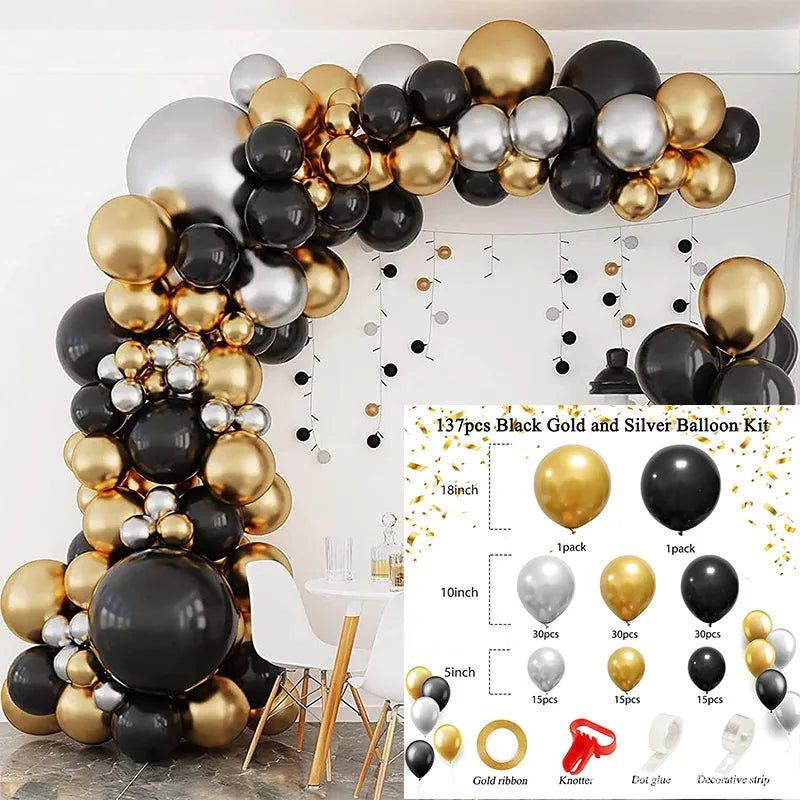 10 Series Birthday Party Decoration Balloon Suit Balloon Chain Arch Wedding Wedding Room Scene Arrangement