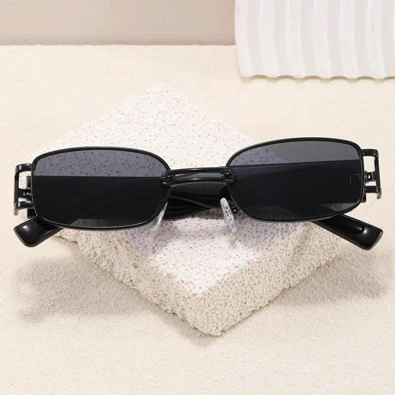 Casual Style Basic Solid Color Pc Square Full Frame Women's Sunglasses