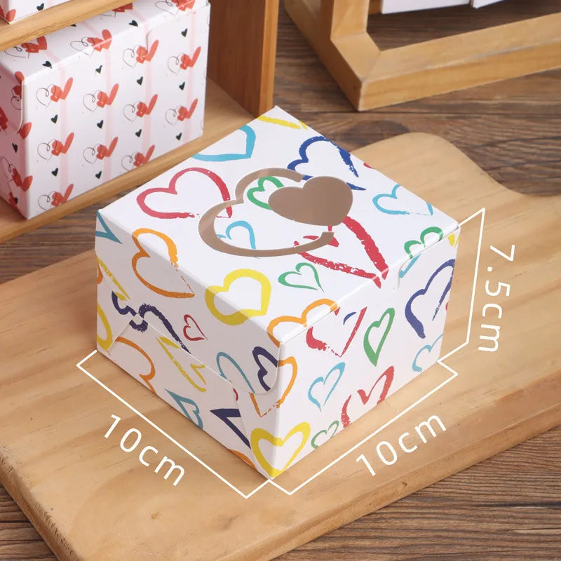 simple style classic style heart shape paper holiday festival gift wrapping supplies