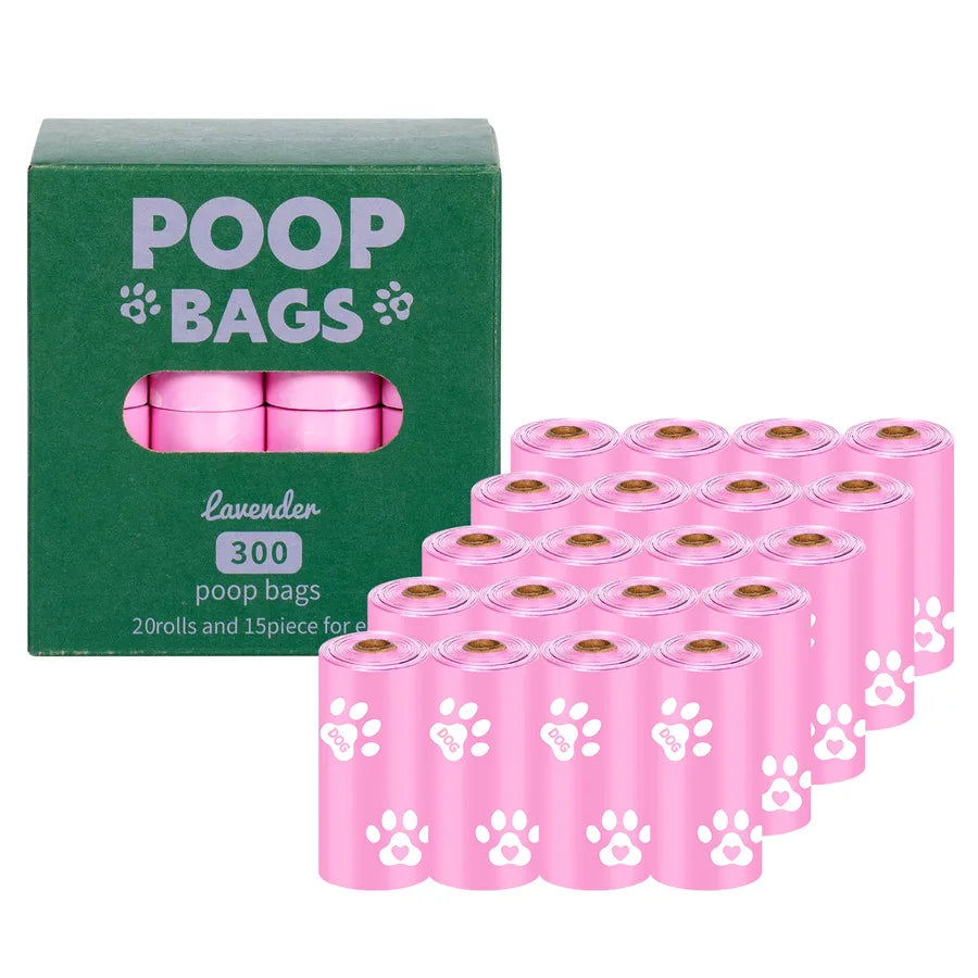 Cute PE Paw Print Pet Garbage Bag