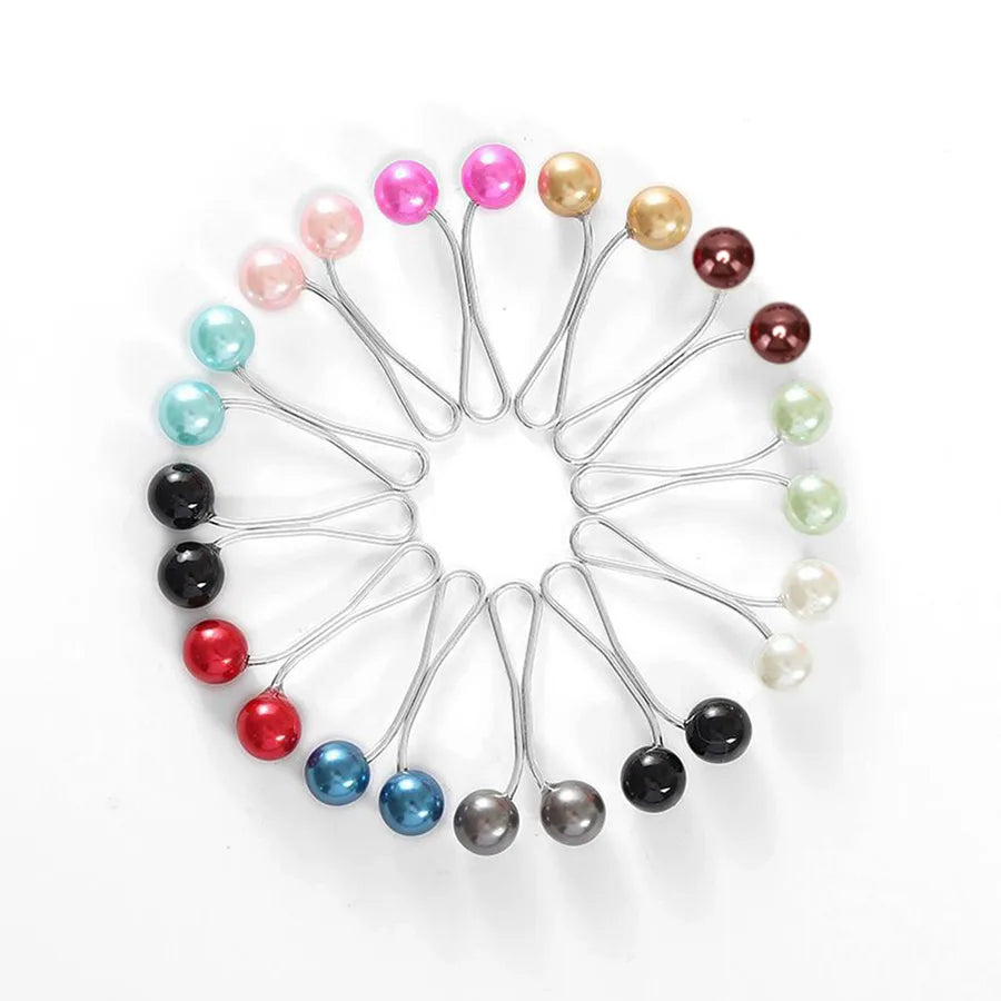 Women's Elegant Geometric Resin Iron Scarf Ring