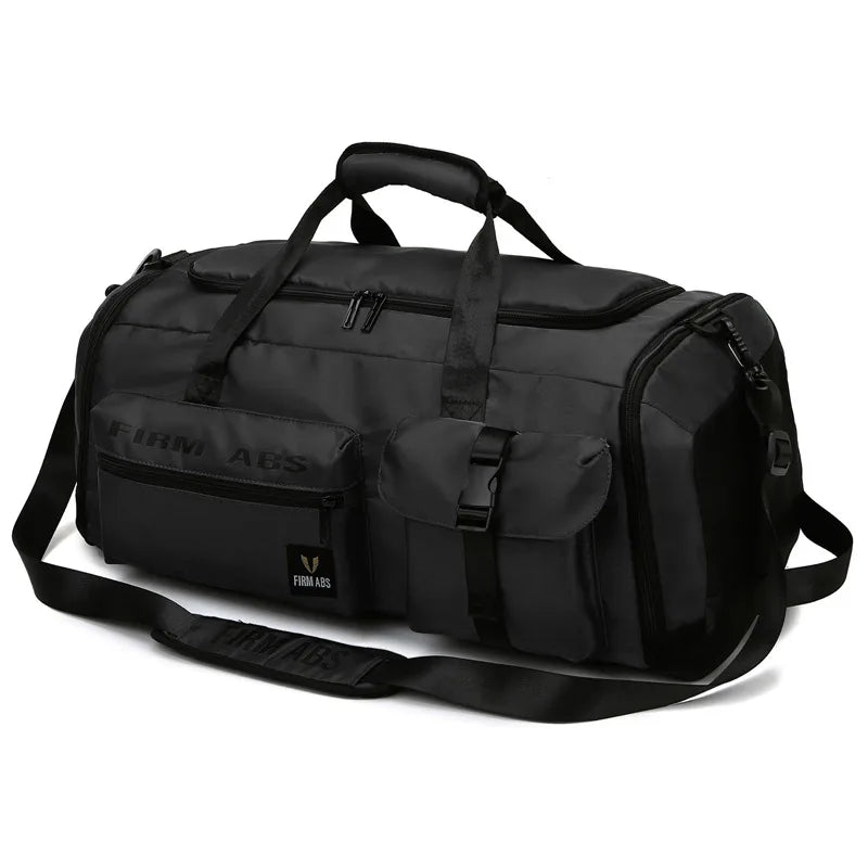 New Large Capacity Letter Travel Backpack Multi-purpose Portable Dry and Wet Separate Shoes Luggage Bag Oxford Cloth Fitness Bag