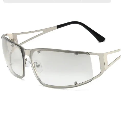 Hawaiian Punk Street Geometric Ac Special-Shaped Mirror Full Frame Women's Sunglasses
