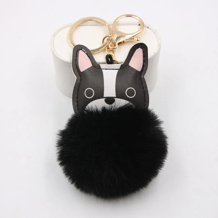 new puppy dog key chain pendant bag purse plush pendant