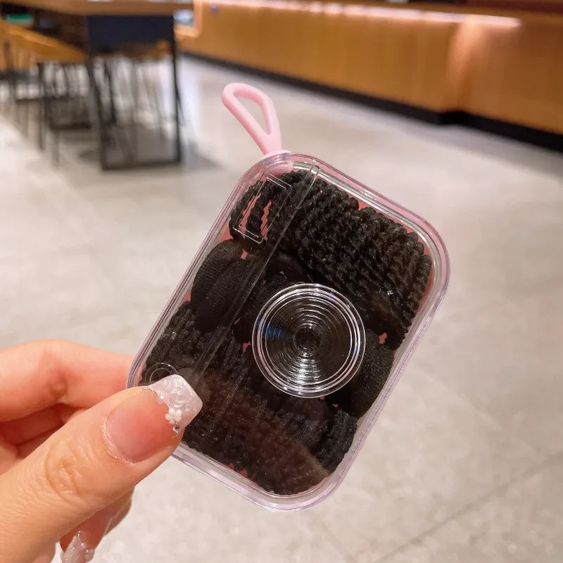 Simple Style Girl'S Camera Cloth Stripe Hair Tie