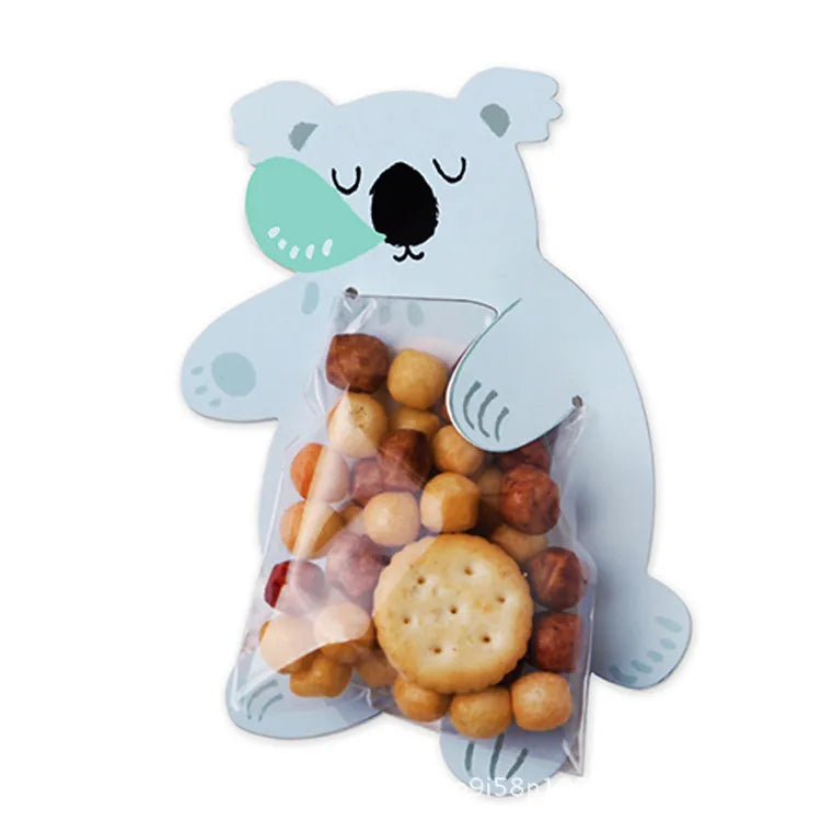 Cute Rabbit Bear Paper Party Festival Gift Wrapping Supplies Decorative Props