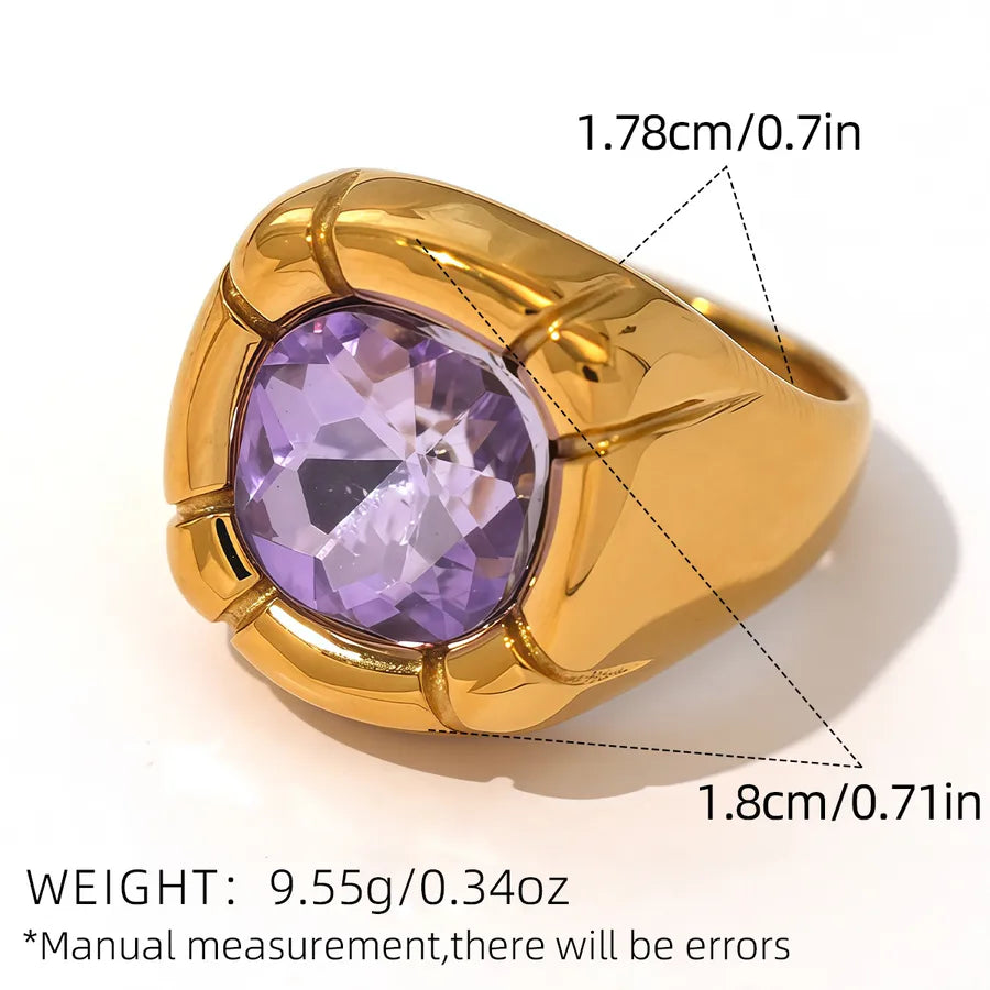 Wholesale Jewelry Vacation Beach Starfish 304 Stainless Steel 18K Gold Plated Rings