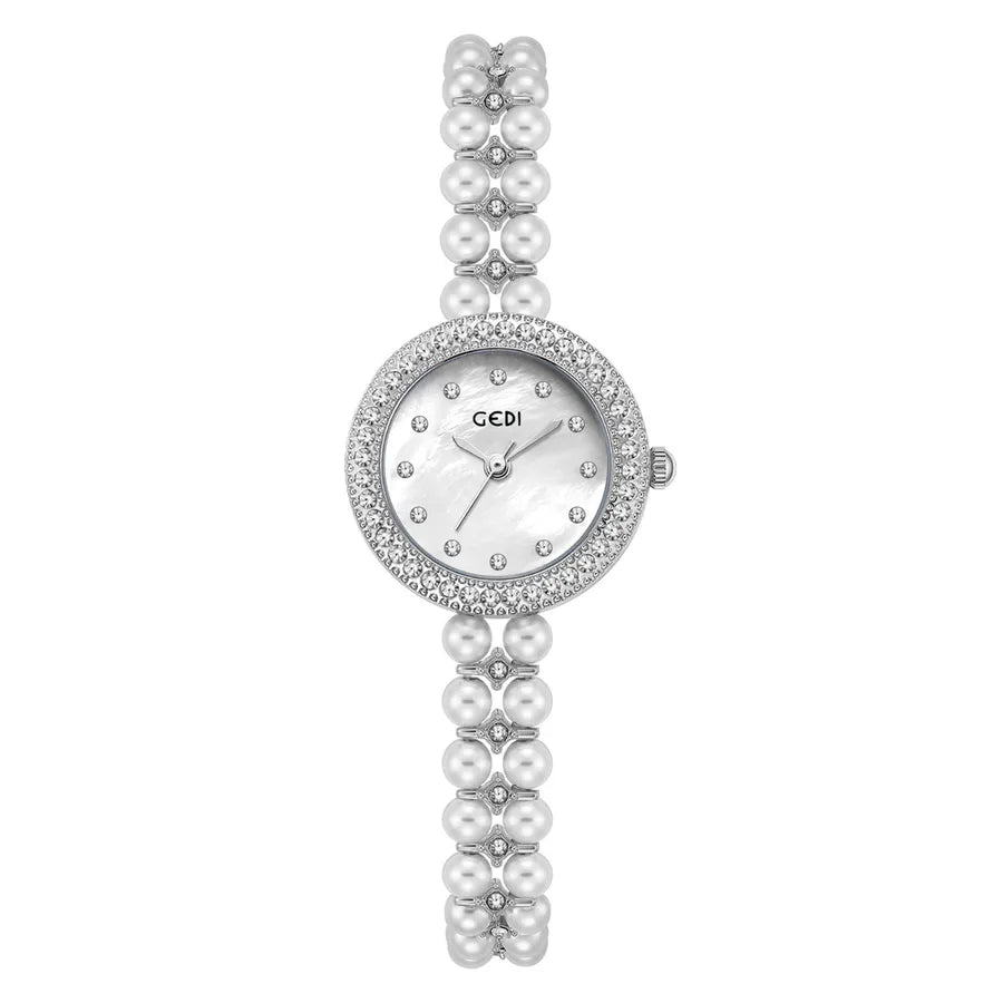 Goldie Light Luxury Diamond-encrusted Fritillaria Women's Watch Niche Chinese High-end Feeling Beads Wrist Watch Women's Bracelet Quartz Watch