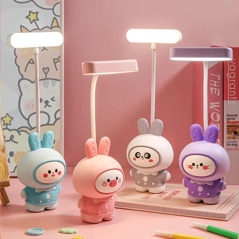 cute cartoon character plastic indoor night lights