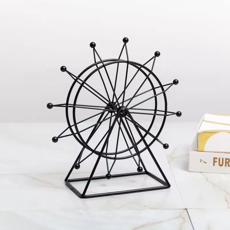 Simple Style Ferris Wheel Metal Iron Ornaments Artificial Decorations