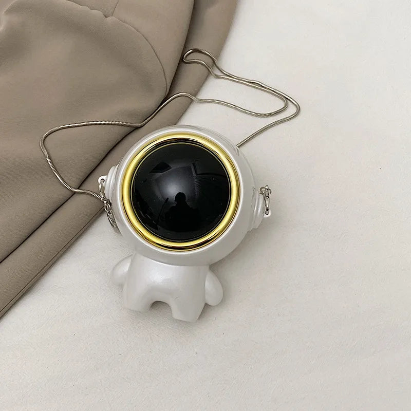 Unisex Mini Arylic Human Elegant Streetwear Square Magnetic Buckle Shoulder Bag