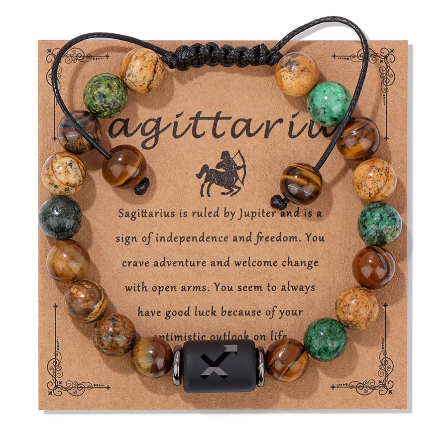 Simple Style Constellation natural stone Bracelets In Bulk