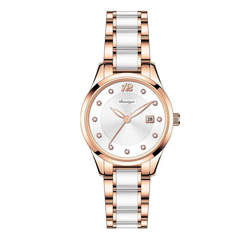 Waterproof women's watch women's niche high-grade high-looking  style high-end genuine goods ceramic women's watch for girlfriend