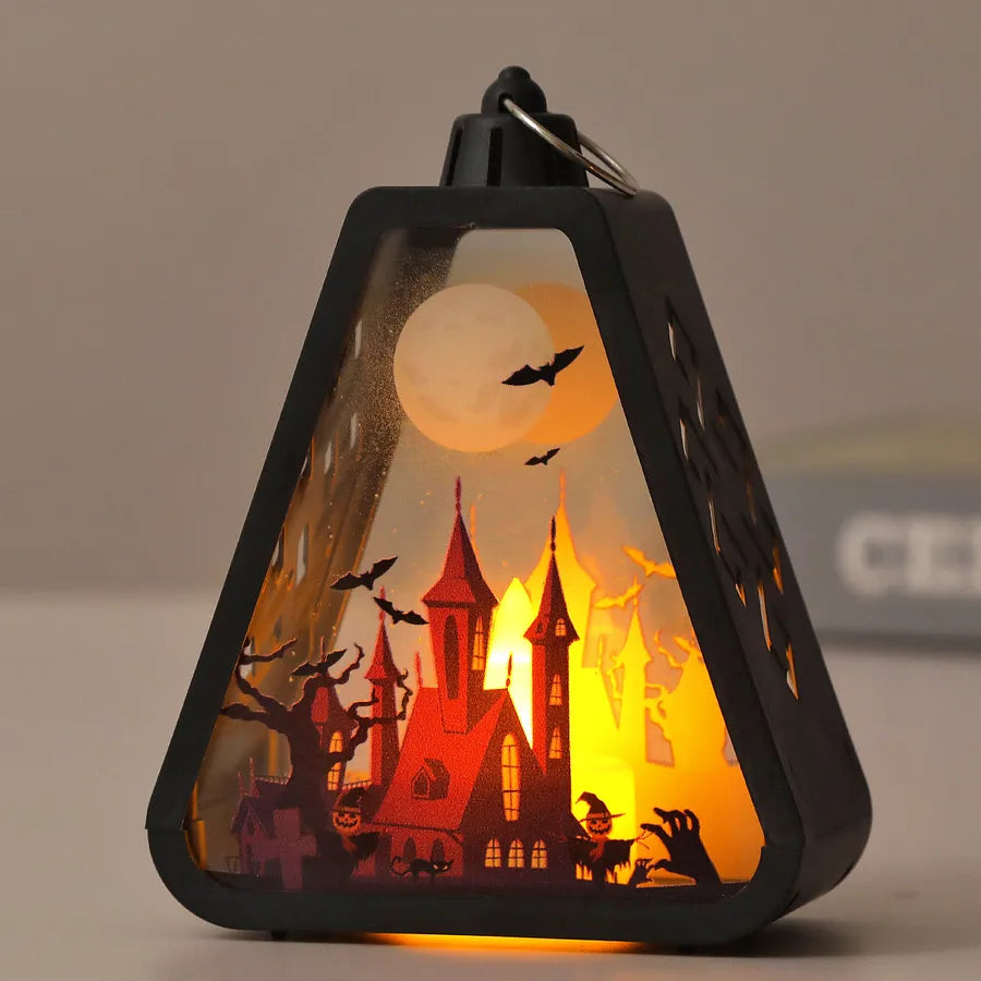 Halloween Decoration Handheld Pumpkin Lantern Hanging Decorations Clothing Layout Props  Luxury Style