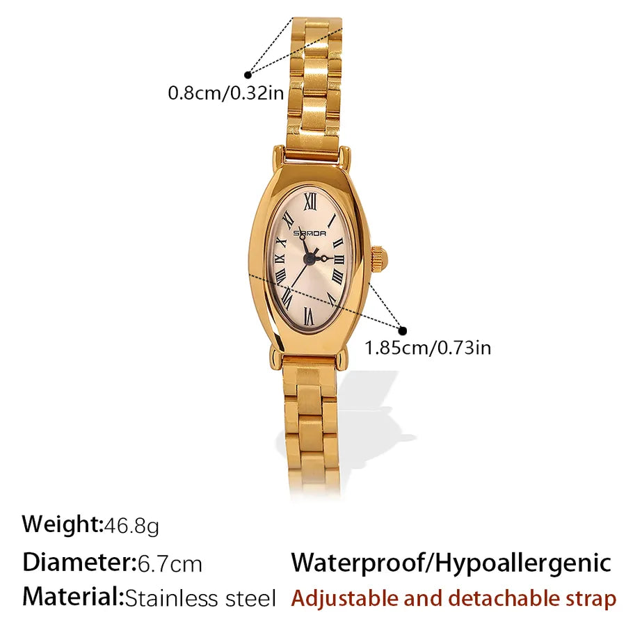 Elegant Vintage Style Simple Style Round Electronic Watch Women's Watches